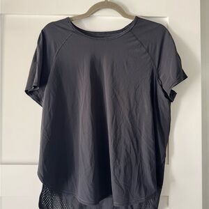 Lululemon Mesh Back/Side Split Black Training Top